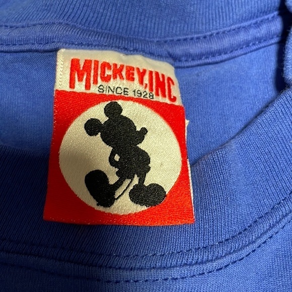 VTG 90s Tower Terror Tee Disney Mickey Mouse T-Shirt Blue Med Twilight Zone - Picture 11 of 16